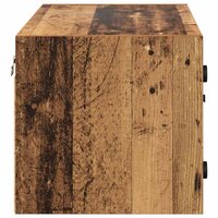 Wandkast Wandgemonteerd Oud Hout 68 x 37 x 35 cm Bewerkt hout 7