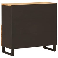 Bijzetkast Bruin 80 x 33,5 x 75 cm Massief Mango Hout 5