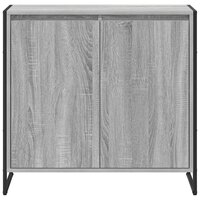 Bijzetkast Grijs Sonoma 79 x 36 x 75 cm Bewerkt hout 6