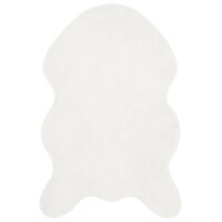 Nep Konijnenbont Tapijt Olite Wit 80 x 120 cm Polyester 2