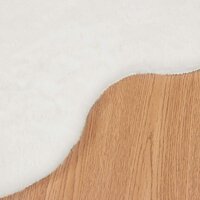 Nep Konijnenbont Tapijt Olite Wit 80 x 120 cm Polyester 9