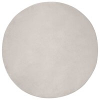 Nep Konijnenbont Tapijt Olite Beige &Oslash; 80 cm Polyester 2