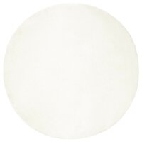 Nep Konijnenbont Tapijt Olite Cr&egrave;me &Oslash; 80 cm Polyester 2