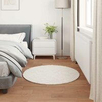 Nep Konijnenbont Tapijt Olite Cr&egrave;me &Oslash; 100 cm Polyester 4