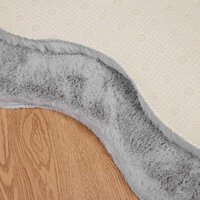 Nep Konijnenbont Tapijt Olite Grijs 60 x 90 cm Polyester 8