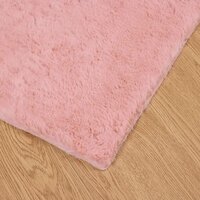 Nep Konijnenbont Tapijt Olite Roze 60 x 110 cm Polyester 7