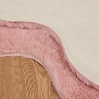 Nep Konijnenbont Tapijt Olite Roze 80 x 120 cm Polyester 7