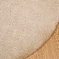 Nep Konijnenbont Tapijt Olite Taupe &Oslash; 80 cm Polyester 7