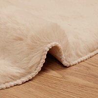 Nep Konijnenbont Tapijt Olite Taupe 50 x 80 cm Polyester 5