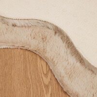 Nep Konijnenbont Tapijt Olite Taupe 80 x 120 cm Polyester 8