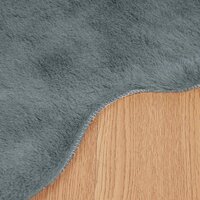 Nep Konijnenbont Tapijt Olite Antraciet 50 x 80 cm Polyester 9