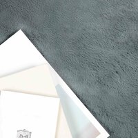 Nep Konijnenbont Tapijt Olite Antraciet 80 x 120 cm Polyester 3