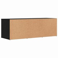 Schoenenbank Zwart Eiken 102 x 35 x 35 cm Bewerkt hout 7