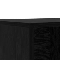 Schoenenbank Zwart Eiken 102 x 35 x 35 cm Bewerkt hout 8