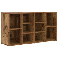 Schoenenbank met plank Oudhout 103 x 30 x 54,5 cm Bewerkt hout 2
