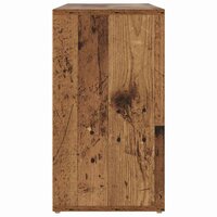 Schoenenbank met plank Oudhout 103 x 30 x 54,5 cm Bewerkt hout 6