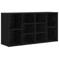 Schoenenbank Zwart Eiken 103 x 30 x 54,5 cm Bewerkt hout 2