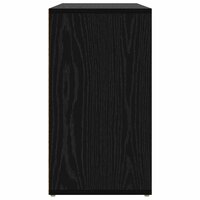 Schoenenbank Zwart Eiken 103 x 30 x 54,5 cm Bewerkt hout 6