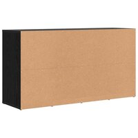 Schoenenbank Zwart Eiken 103 x 30 x 54,5 cm Bewerkt hout 7