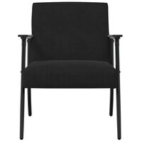 Fauteuil Zwart 59 x 75 x 78 cm Fluweel 4