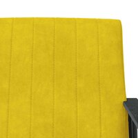 Fauteuil Geel 59 x 75 x 78 cm Fluweel 7