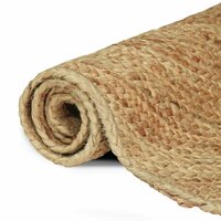 Vloerkleed Bruin 80 x 250 cm Jute 2