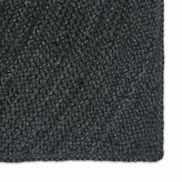 Vloerkleed Donkergrijs 60 x 200 cm Jute 5