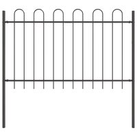 Tuinhek Grijs 1,7 x 1,2 m Poedercoating staal 2