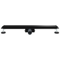 2 in 1 Doucheafvoer Zwart 70 cm Roestvrij staal 304 4