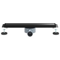 Doucheafvoer 2-in-1 met 360&deg; Sifon Zwart 50 cm 4