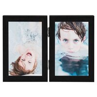 Fotolijst tweeluik 2x(21x29,7 cm) zwart 2