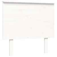 Seniorenbed met hoofdbord massief hout wit 90x200 cm 8