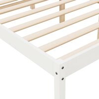 Seniorenbed massief grenenhout wit 140x190 cm 7
