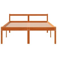 Seniorenbed massief grenenhout wasbruin 140x200 cm 4