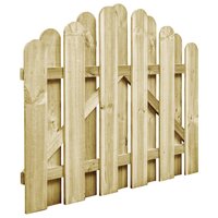 Poort 100x75 cm groen ge&iuml;mpregneerd grenenhout 2