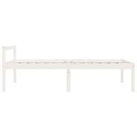 Seniorenbed massief grenenhout wit 75x190 cm 6