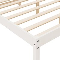 Seniorenbed massief grenenhout wit 75x190 cm 7