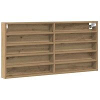 Vitrinekast Artisan Eiken 100 x 8,5 x 50 cm Bewerkt hout 2