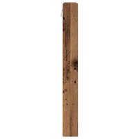Vitrinekast met plank Oudhout 100 x 8,5 x 75 cm Bewerkt hout 7