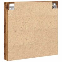 Vitrinekast met plank Oudhout 60 x 8,5 x 58 cm Bewerkt hout 5