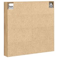 Vitrinekast Artisan Eiken 60 x 8,5 x 58 cm Bewerkt hout 7