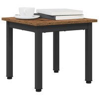 Salontafel Oudhout 40 x 40 x 36 cm Bewerkt hout 3