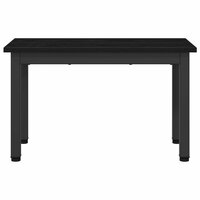 Salontafel Zwart Eiken 60 x 30 x 36 cm Bewerkt hout 5