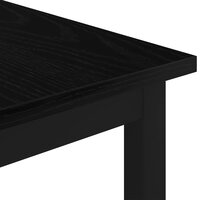 Salontafel Zwart Eiken 60 x 30 x 36 cm Bewerkt hout 7