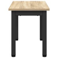 Salontafel Sonoma 60 x 30 x 36 cm Bewerkt hout 6