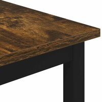 Salontafel Rook Eik 60 x 30 x 36 cm Bewerkt hout 7
