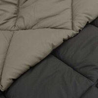 Zomerdekbed Lichtgrijs en Antraciet 200 x 200 cm Microvezel 9