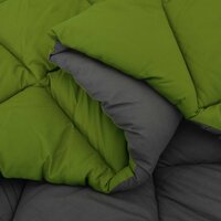 Winter Dekbed Groen en Antraciet 220 x 135 cm Microfiber 6