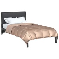 Zomer Dekbed Goud 220 x 140 cm Satijn en Microfiber 3