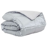 Zomer Dekbed Zilver 220 x 135 cm Satijn en Microfiber 2